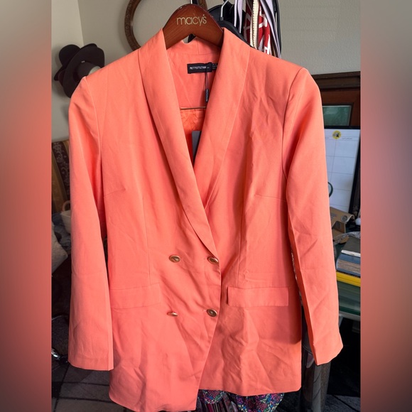 PrettyLittleThing Jackets & Blazers - PrettyLittleThing Women's Orange Blazer